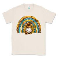 Natural western bee gnomes sunflowers beehive honeycomb leopard turquoise sera Classic Tee - Artiststas