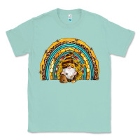 Seafoam western bee gnomes sunflowers beehive honeycomb leopard turquoise sera Classic Tee - Artiststas
