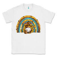 White western bee gnomes sunflowers beehive honeycomb leopard turquoise sera Classic Tee - Artiststas