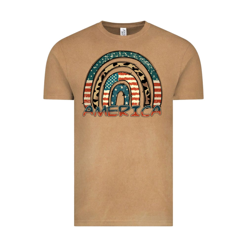 America Rainbow Vintage Tee by FaDigitalArtStudio | Teevron