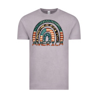 Vintage Zinc America rainbow Vintage Tee - FaDigitalArtStudio