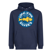 Navy resto,  silver's Heavyweight Hoodie - linhVisuals
