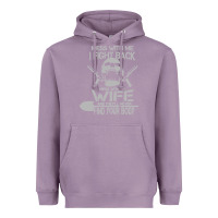 Lavender mess with my wife and they Heavyweight Hoodie - linhVisuals