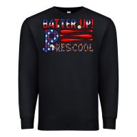 Black batter up preschool Premium Sweatshirt - JahusDesignShop