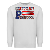 Dove Grey batter up preschool Premium Sweatshirt - JahusDesignShop