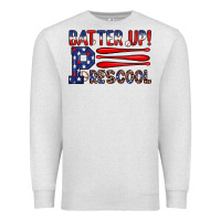 Oatmeal Heather batter up preschool Premium Sweatshirt - JahusDesignShop