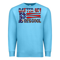 Ocean Blue batter up preschool Premium Sweatshirt - JahusDesignShop