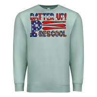 Seafoam batter up preschool Premium Sweatshirt - JahusDesignShop