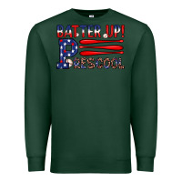 Sports Green batter up preschool Premium Sweatshirt - JahusDesignShop