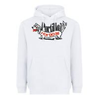 White resto portillo's Heavyweight Hoodie - linhVisuals