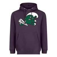 Plum tulane green wave Heavyweight Hoodie - linhVisuals