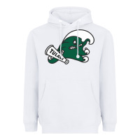 White tulane green wave Heavyweight Hoodie - linhVisuals