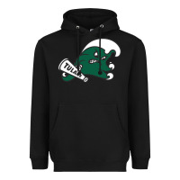 Black tulane green wave Heavyweight Hoodie - linhVisuals