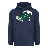 Navy tulane green wave Heavyweight Hoodie - linhVisuals