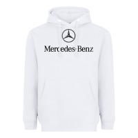 White mercedez benz [tw] Heavyweight Hoodie - linhVisuals