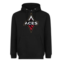 Black the aces, la women sport Heavyweight Hoodie - linhVisuals