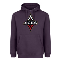 Plum the aces, la women sport Heavyweight Hoodie - linhVisuals
