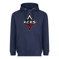Navy the aces, la women sport Heavyweight Hoodie - linhVisuals