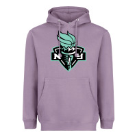 Lavender new york women sport Heavyweight Hoodie - linhVisuals