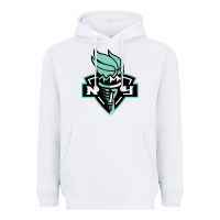 White new york women sport Heavyweight Hoodie - linhVisuals