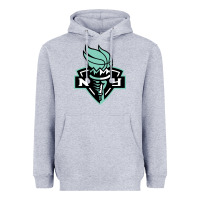 Heather Grey new york women sport Heavyweight Hoodie - linhVisuals
