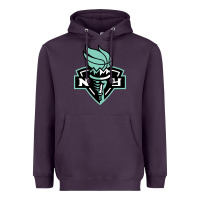 Plum new york women sport Heavyweight Hoodie - linhVisuals
