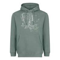 Sage middle earth map [tb] Heavyweight Hoodie - linhVisuals
