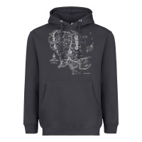 Smoke middle earth map [tb] Heavyweight Hoodie - linhVisuals