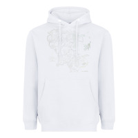 White middle earth map [tb] Heavyweight Hoodie - linhVisuals