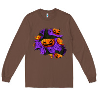 Chestnut halloween pumpkin patch  1 Long Sleeve Tee - BundleAndBundleShop