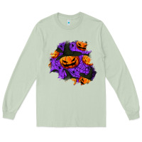 Matcha halloween pumpkin patch  1 Long Sleeve Tee - BundleAndBundleShop