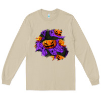 Mushroom halloween pumpkin patch  1 Long Sleeve Tee - BundleAndBundleShop