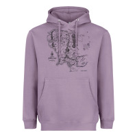 Lavender middle earth map [tw] Heavyweight Hoodie - linhVisuals