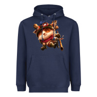 Navy league of legends teemo Heavyweight Hoodie - linhVisuals