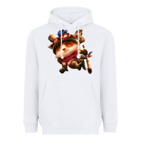 White league of legends teemo Heavyweight Hoodie - linhVisuals