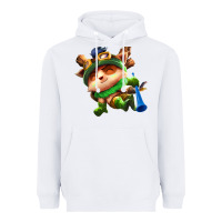 White league of legends teemo Heavyweight Hoodie - linhVisuals