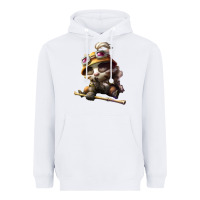 White league of legends teemo Heavyweight Hoodie - linhVisuals