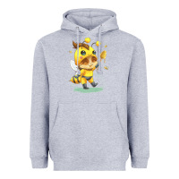 Heather Grey league of legends beemo Heavyweight Hoodie - linhVisuals