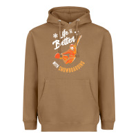 Toasted Coconut snowboard t  shirt snowboarding i snowboarder i winter sports t  shirt Heavyweight Hoodie - linhVisuals