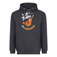 Smoke snowboard t  shirt snowboarding i snowboarder i winter sports t  shirt Heavyweight Hoodie - linhVisuals