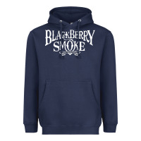 Navy blackberry smoke Heavyweight Hoodie - linhVisuals