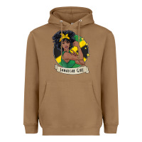 Toasted Coconut jamaican black woman t shirt jamaica afro girl pride Heavyweight Hoodie - linhVisuals