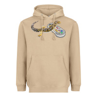 Mushroom leopard gecko playing video game lizard & reptiles gamers t shirt Heavyweight Hoodie - linhVisuals