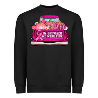 Black truck in october we wear pink Heavyweight Sweatshirt - AdoDesignShop