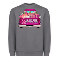 Storm truck in october we wear pink Heavyweight Sweatshirt - AdoDesignShop
