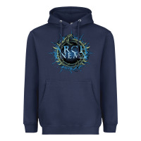 Navy arch enemy Heavyweight Hoodie - linhVisuals
