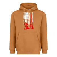 Meerkat oilfield shirt   us flag oil rig shirt Heavyweight Hoodie - linhVisuals