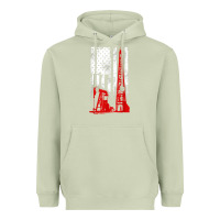 Matcha oilfield shirt   us flag oil rig shirt Heavyweight Hoodie - linhVisuals