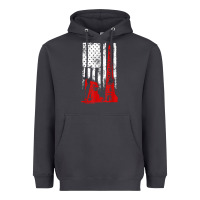 Smoke oilfield shirt   us flag oil rig shirt Heavyweight Hoodie - linhVisuals