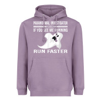 Lavender paranormal investigator ghost hunting t shirt Heavyweight Hoodie - linhVisuals